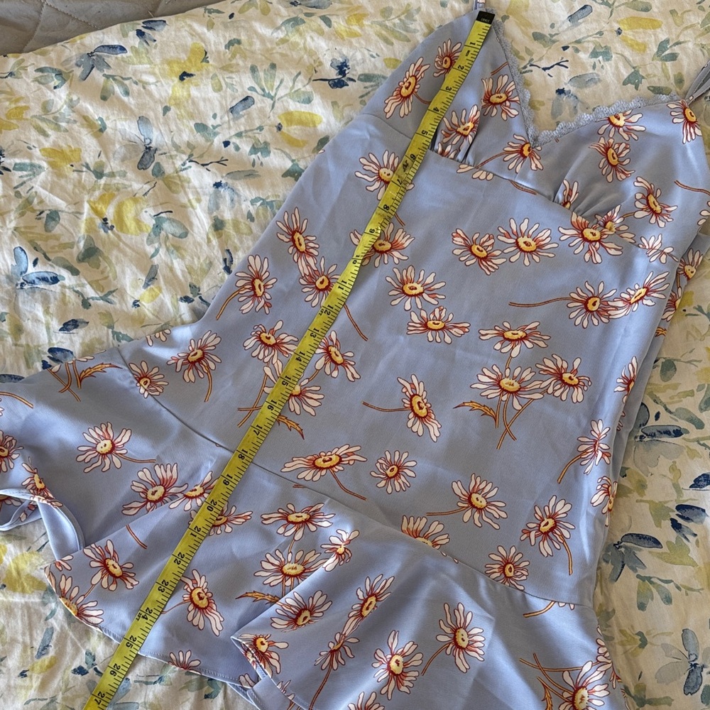 Urban Outfitters blue daisy dress